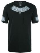 Stone Island Shadow Project Compass Print T-shirt, Size: Xl, Black, Cotton