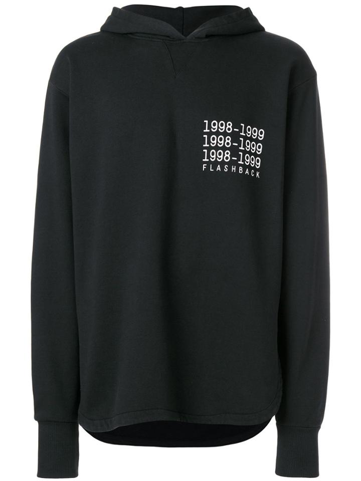 Paura Flashback Hoodie - Black