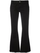 The Seafarer Cropped Bootcut Jeans - Black