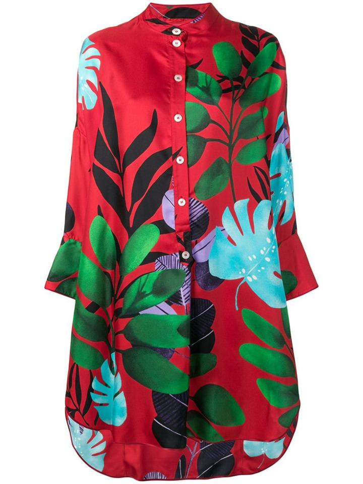 F.r.s For Restless Sleepers Oversized Shirt - Red