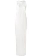 Rick Owens Drkshdw - Long Sleeveless Tank Dress - Women - Cotton - M, White, Cotton
