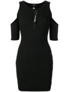 Marcelo Burlon County Of Milan Cold Shoulder Dress - Black