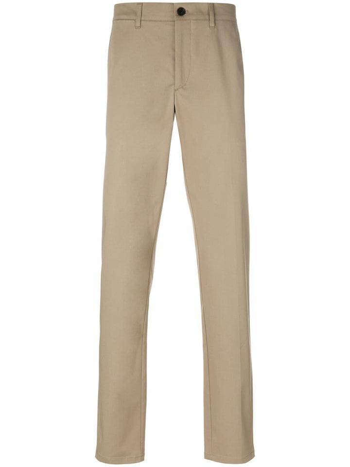 Prada Classic Chino Trousers - Neutrals