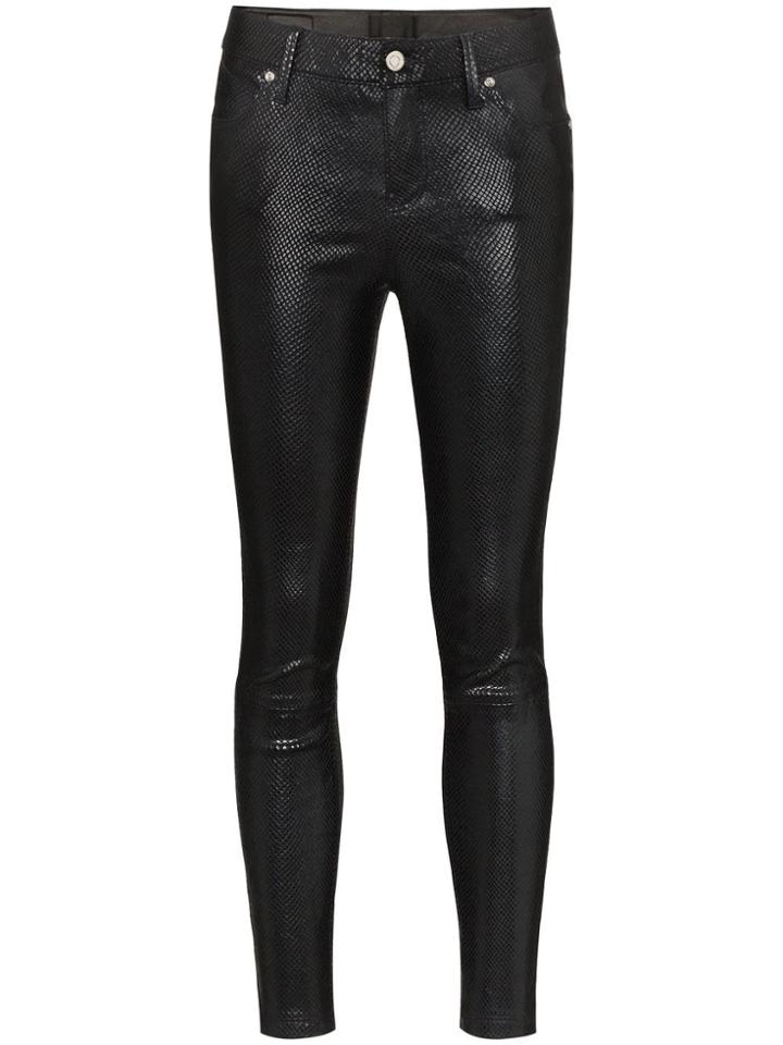 Rta Cropped Skinny Trousers - Blue