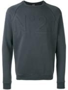 No21 - Logo Sweatshirt - Men - Cotton/polyamide - Xl, Grey, Cotton/polyamide