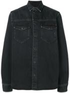 Tom Wood Classic Denim Shirt - Black