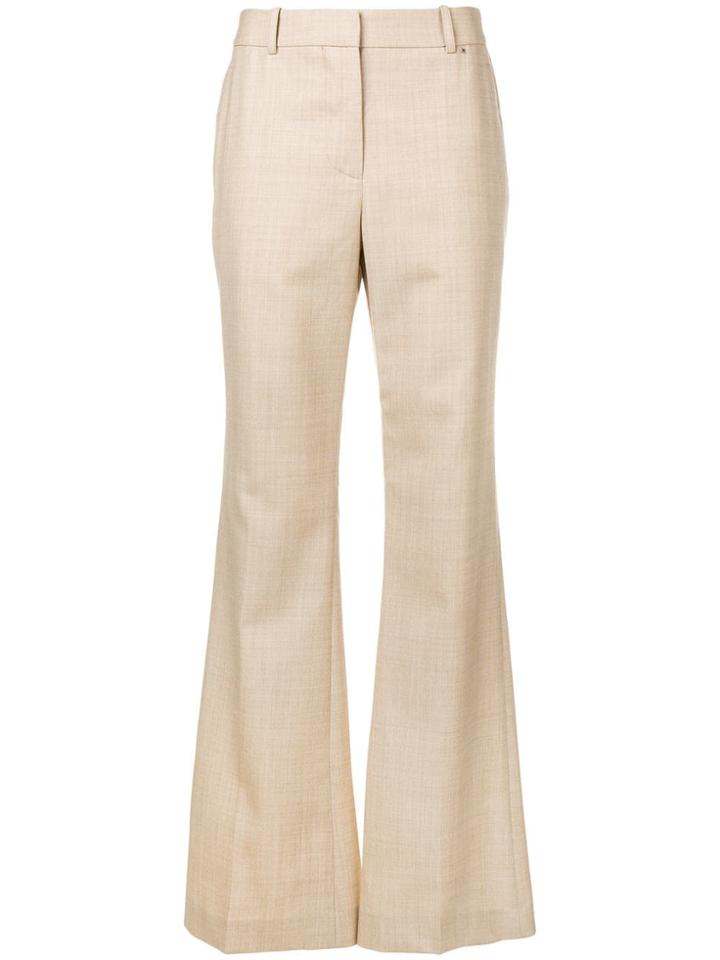 Victoria Beckham Flared Trousers - Neutrals