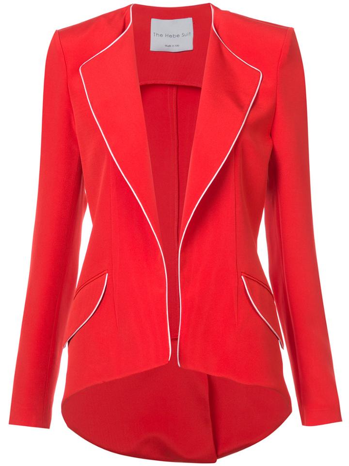 Hebe Studio Girlfriend Blazer - Red