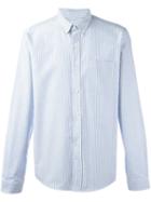 Ami Alexandre Mattiussi Button Down Shirt, Men's, Size: 38, Blue, Cotton