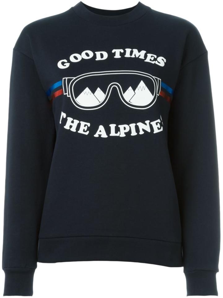 Être Cécile 'alpine' Sweatshirt, Women's, Size: Xs, Blue, Cotton