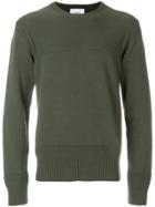 Dondup Ribbed Panel Sweater - Green