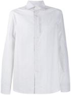 Canali Formal Shirt With Geometric Print - White
