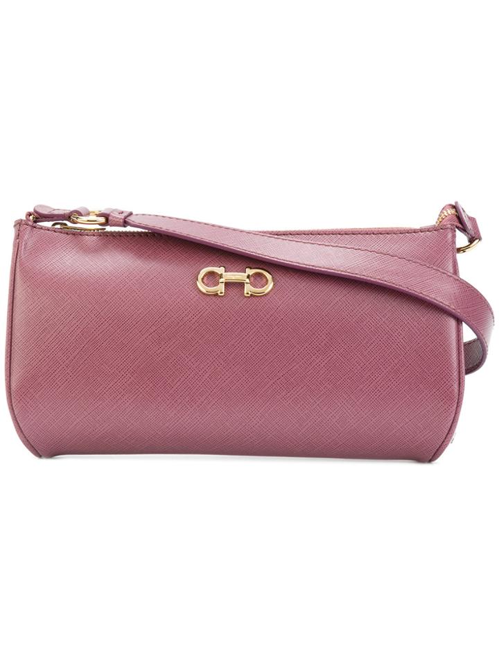 Salvatore Ferragamo Double Gancio Mini Bag - Pink & Purple