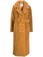 Stand Faustine Faux Fur Coat - Brown