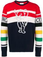 Iceberg Jerry Striped Sweater - Red