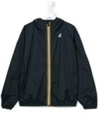 K Way Kids Zipped Jacket, Boy's, Size: 16 Yrs, Blue