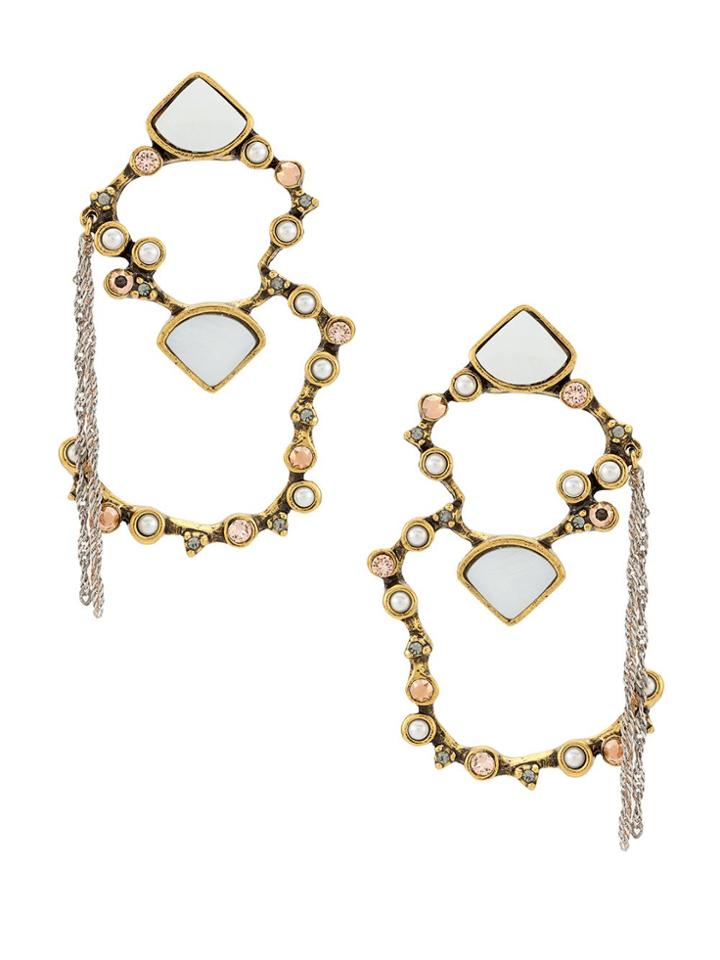 Camila Klein Madrepérola Earrings - Gold