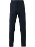 Antonio Marras Pinstripe Tapered Trousers, Men's, Size: 50, Blue, Cotton/virgin Wool