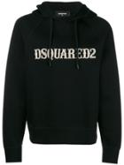 Dsquared2 Embroidered Logo Hoodie - Black