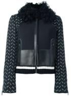Versace Stitched Sleeve Jacket - Black
