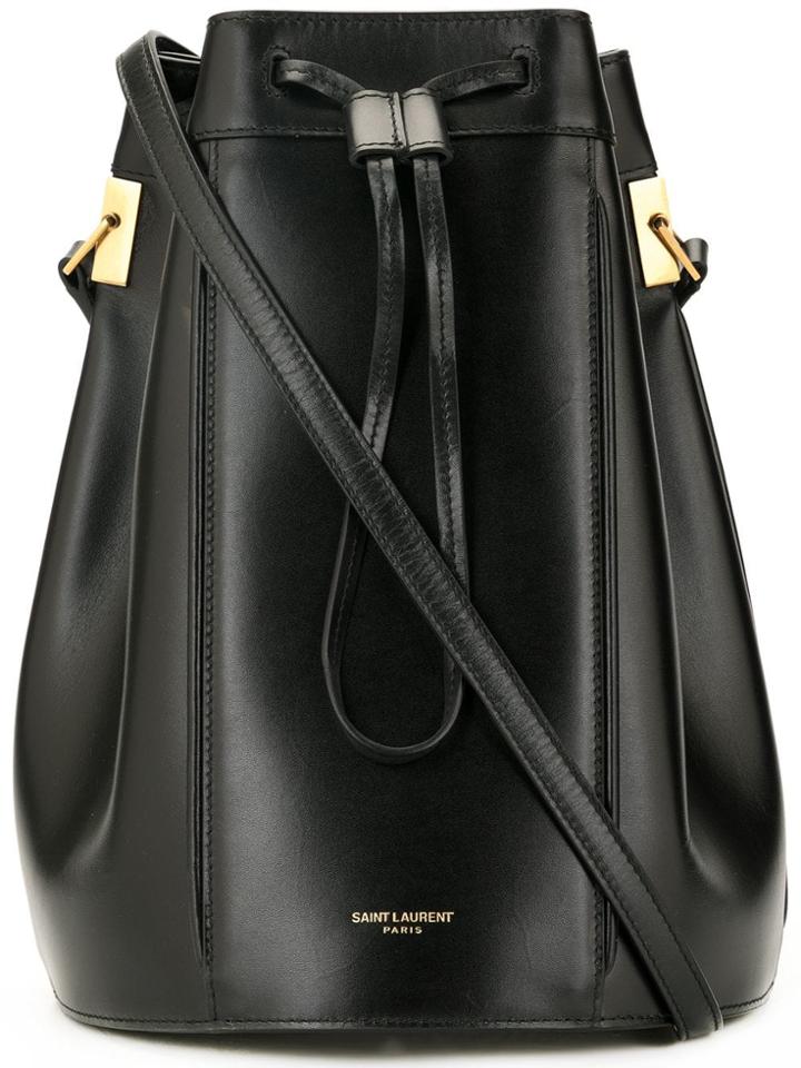 Saint Laurent Medium Talitha Bucket Bag - Black