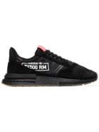 Adidas Black And Bluebird Zx 500 Rm Sneakers