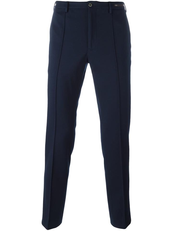 Pt01 Classic Tapered Trousers, Men's, Size: 50, Blue, Polyamide/spandex/elastane/viscose