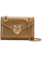 Dolce & Gabbana Mini Devotion Shoulder Bag - Gold