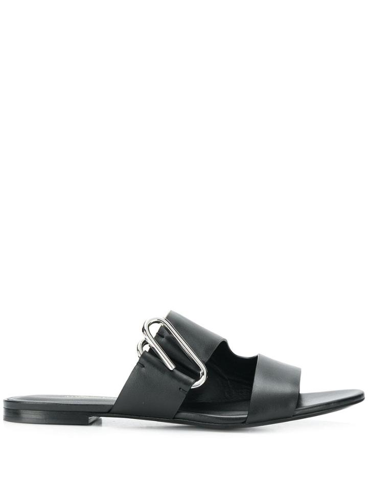 3.1 Phillip Lim Alix Slide Sandals - Black