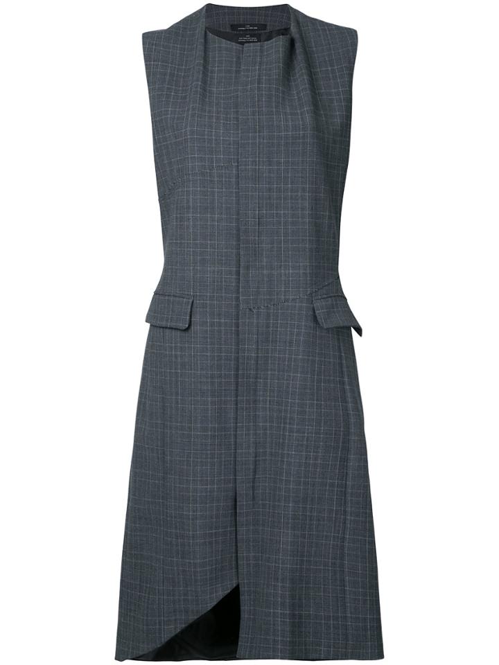 Rokh Pinafore Dress - Grey