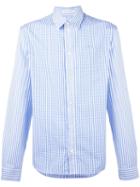 J.w.anderson Plaid Shirt, Men's, Size: 48, Blue, Cotton