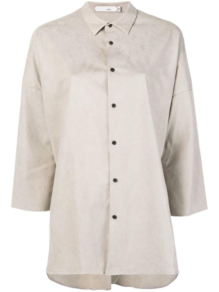 Knott Oversized Shirt - Nude & Neutrals
