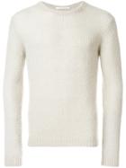 Low Brand Slogan Embroidered Sweatshirt - Nude & Neutrals