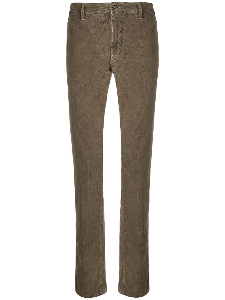Incotex Classic Double-breasted Coat - Brown
