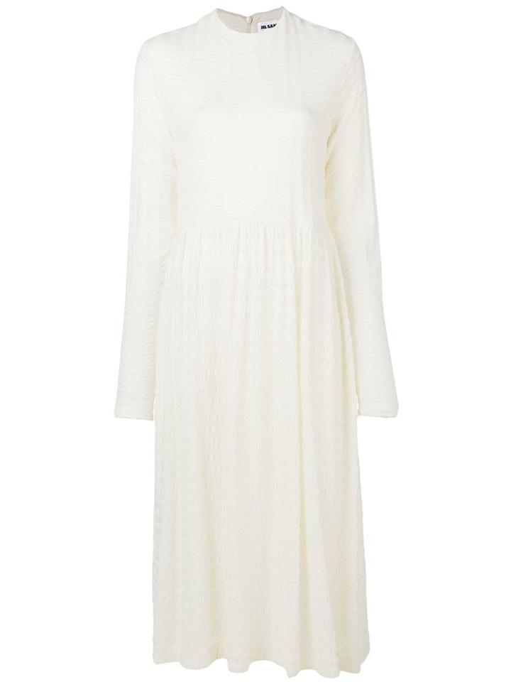 Jil Sander Loose Fit Maxi Dress - White