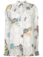 See By Chloé Sheer Print Shirt - White