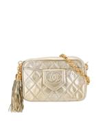 Chanel Pre-owned Cc Stitch Bijou Chain Bag - Gold
