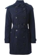 Burberry 'balmoral' Trench Coat - Blue