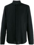 Transit Relaxed-fit Long-sleeved Shirt - Black