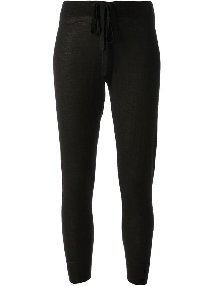 Isabel Marant 'kim' Track Trousers, Women's, Size: 38, Black, Cashmere/silk