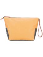 Ally Capellino Nazim Clutch, Men's, Yellow/orange, Canvas