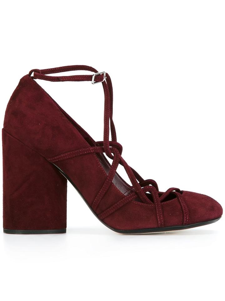 Marc Jacobs 'carrie' Ghillie Pumps - Red