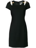Versace Vintage Safety Pin Dress - Black