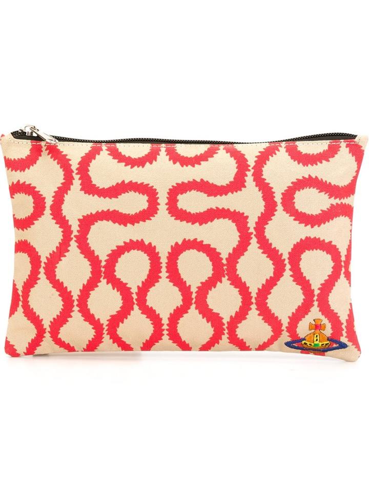 Vivienne Westwood Printed Clutch Bag