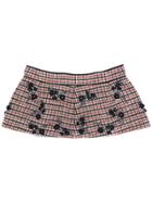 No21 Checked Belt - Red