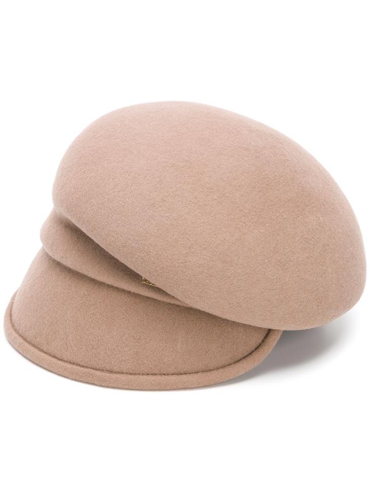 Ca4la Baker-boy Hat - Nude & Neutrals