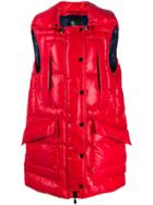 Moncler Grenoble Puffer Vest Jacket - Red