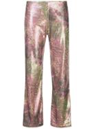 Collina Strada Abstract Print Straight Leg Trousers - Multicolour