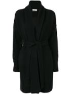 Co Shawl Collar Cardi-coat - Black