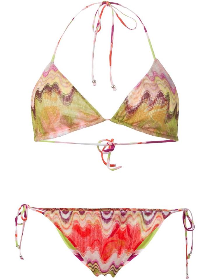 Missoni Printed Bikini, Women's, Size: 40, Rayon/spandex/elastane/nylon